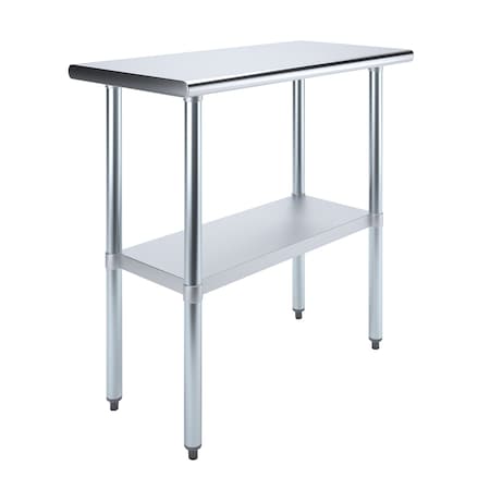 Amgood 18 in. x 36 in. Stainless Steel Table AMG WT-1836